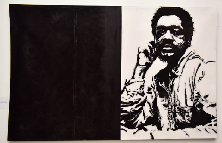 Sophia Dawson's 'Untitled Bobby Seale' portriat Sophia Dawson's 'Untitled Bobby Seale' portriat