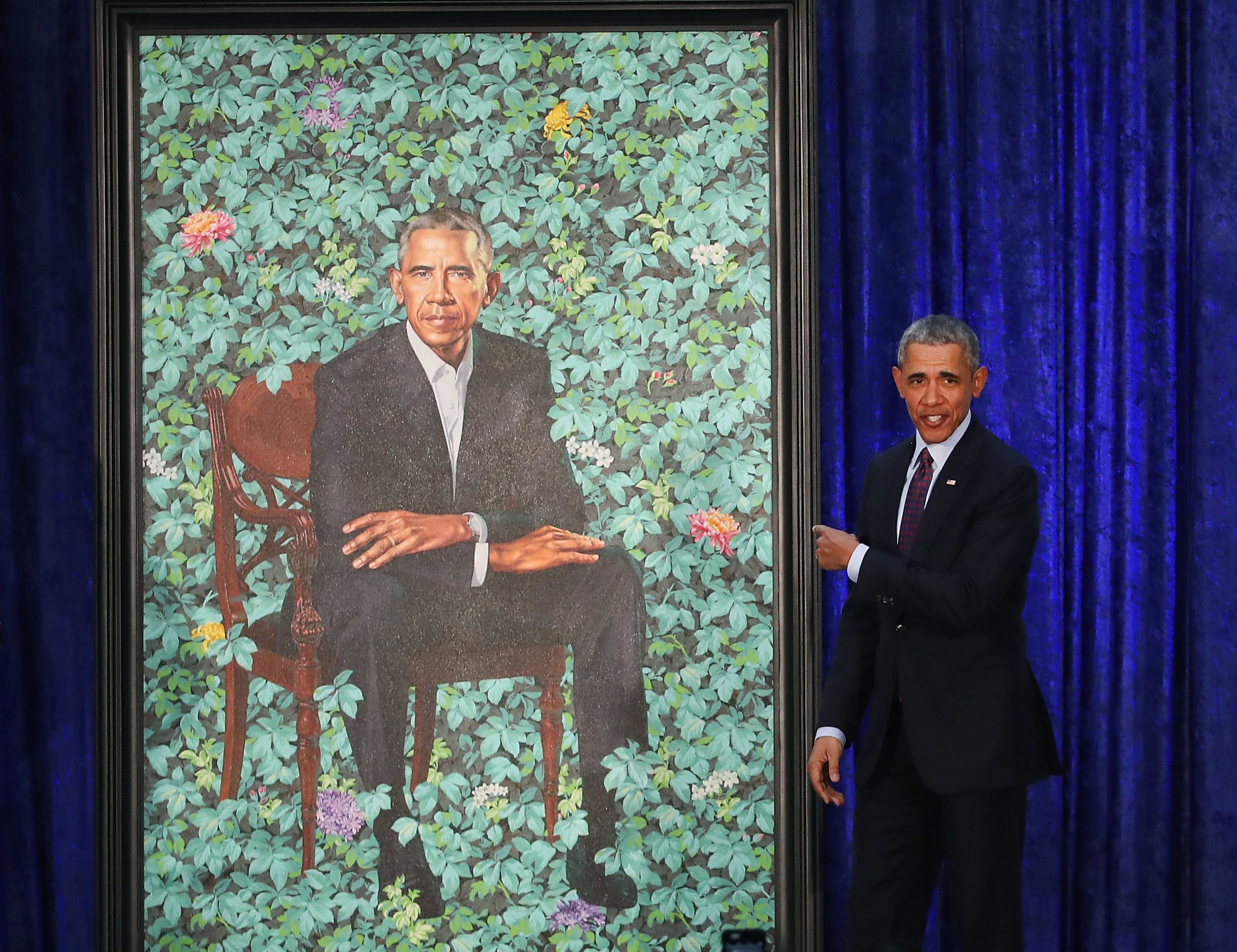 Sean Hannity Says Obamas Portrait Artist Included Sexual Innuendo With Secret Sperm