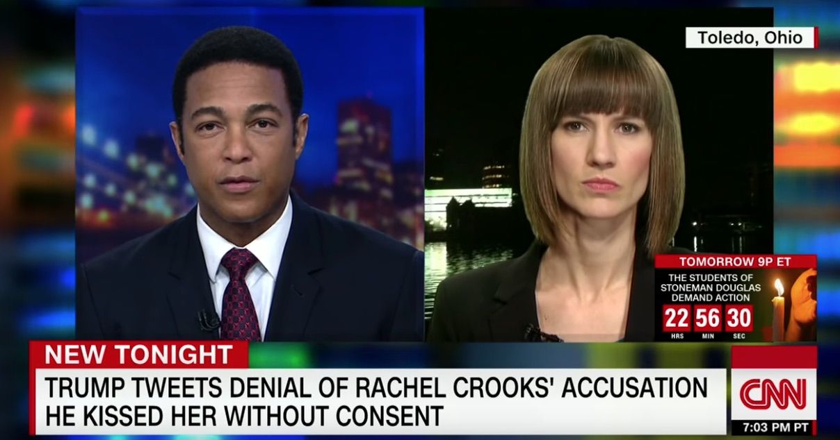 Trump accuser Rachel Crooks on CNN