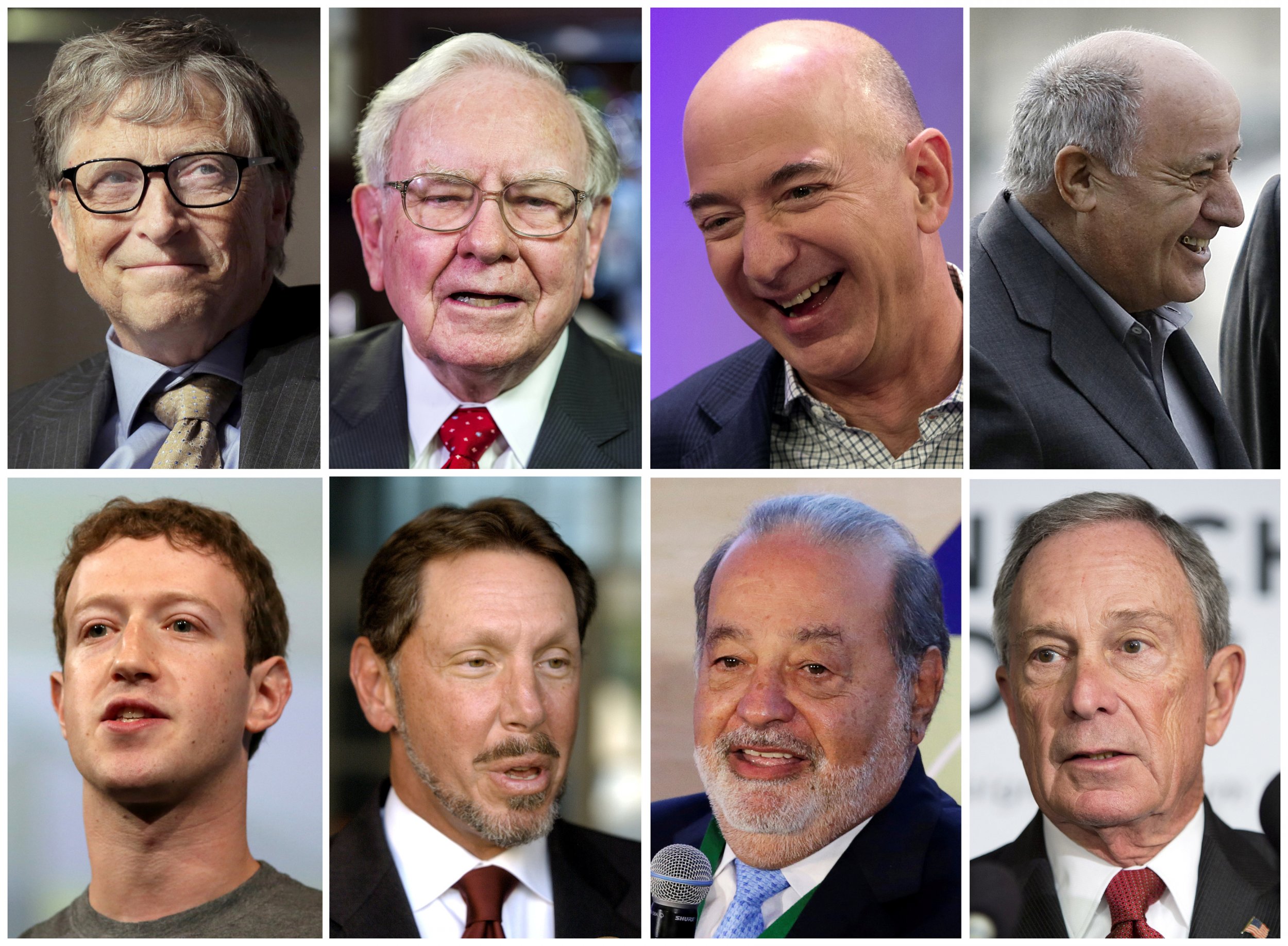 In Pictures The 40 Wealthiest Billionaires in the World