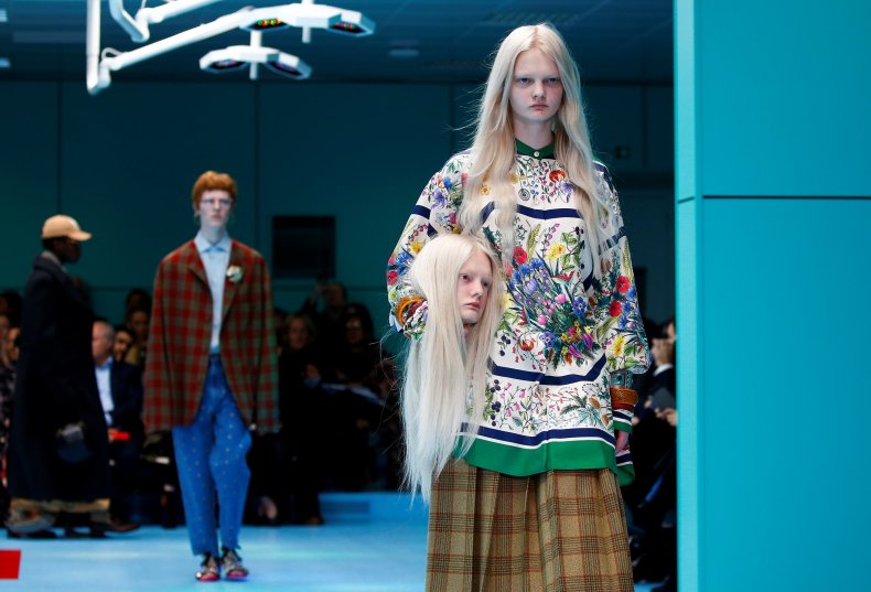 gucci model head
