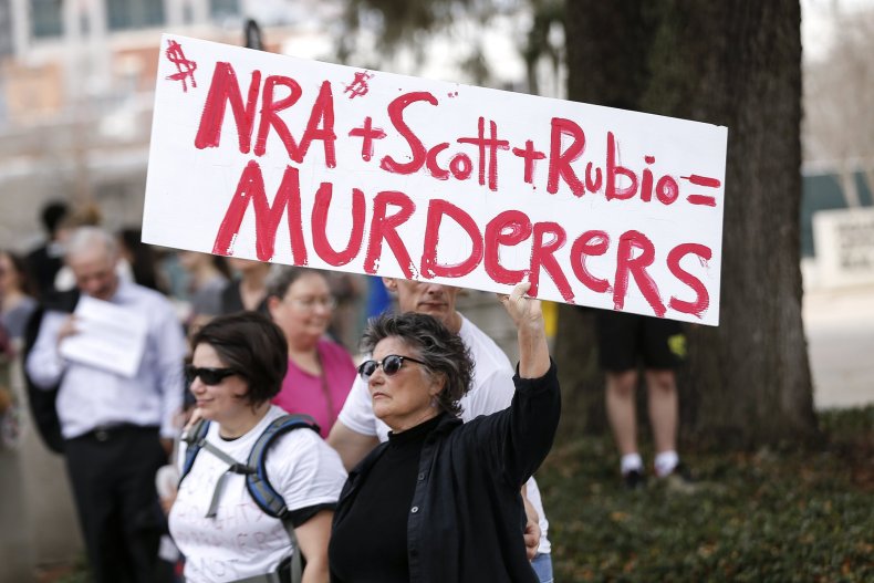 NRA-protesters