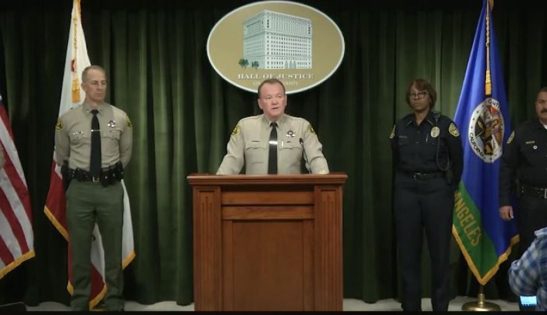 teacher Los Angeles County Sheriff Jim McDonnell