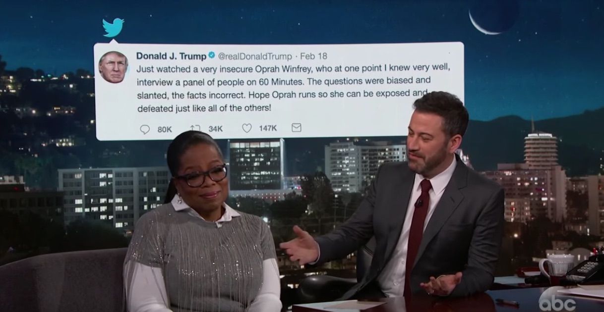 Oprah Winfrey responds to Trump attack