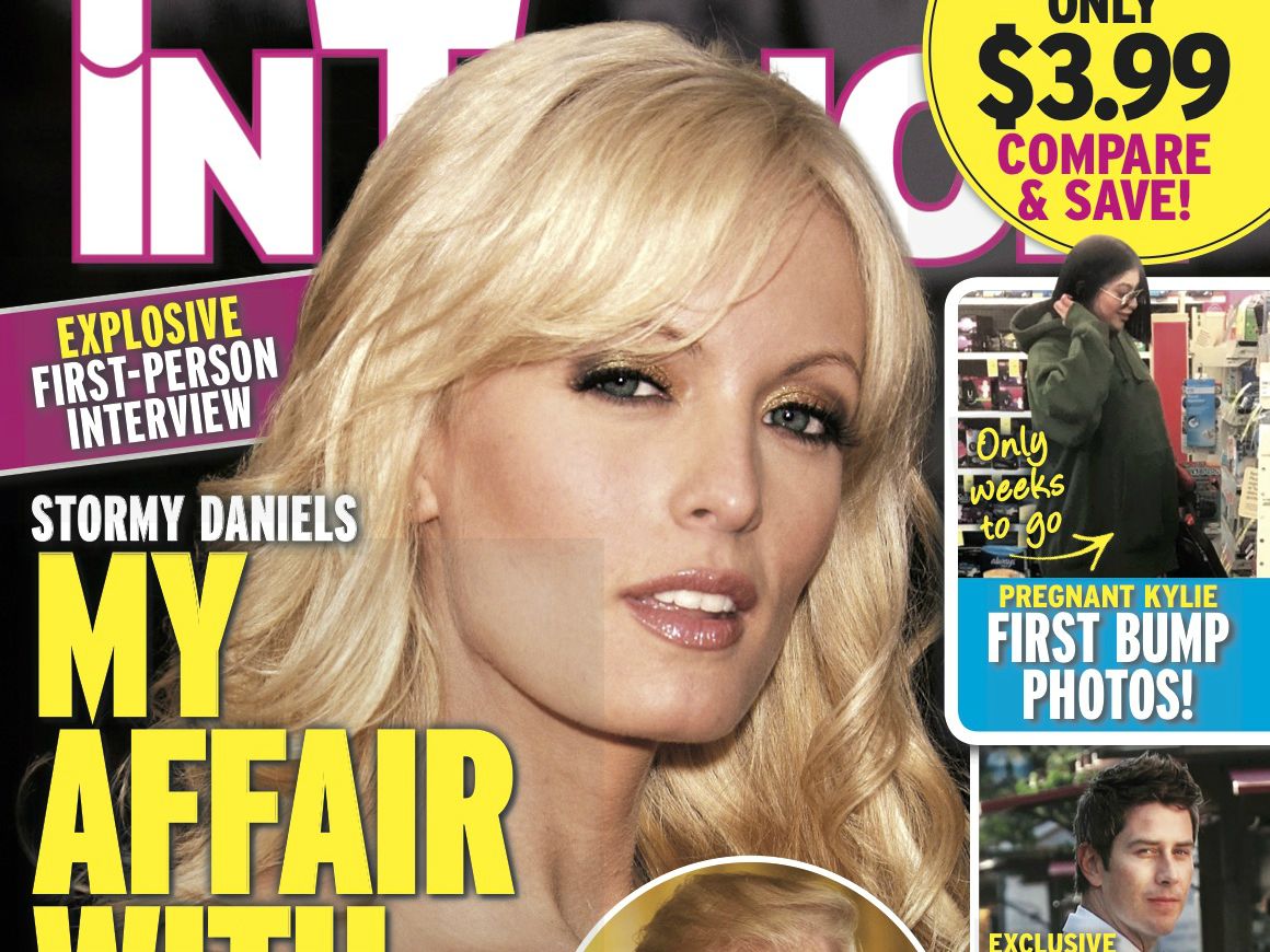 The famous 'In Touch' cover featuring Stormy Daniels