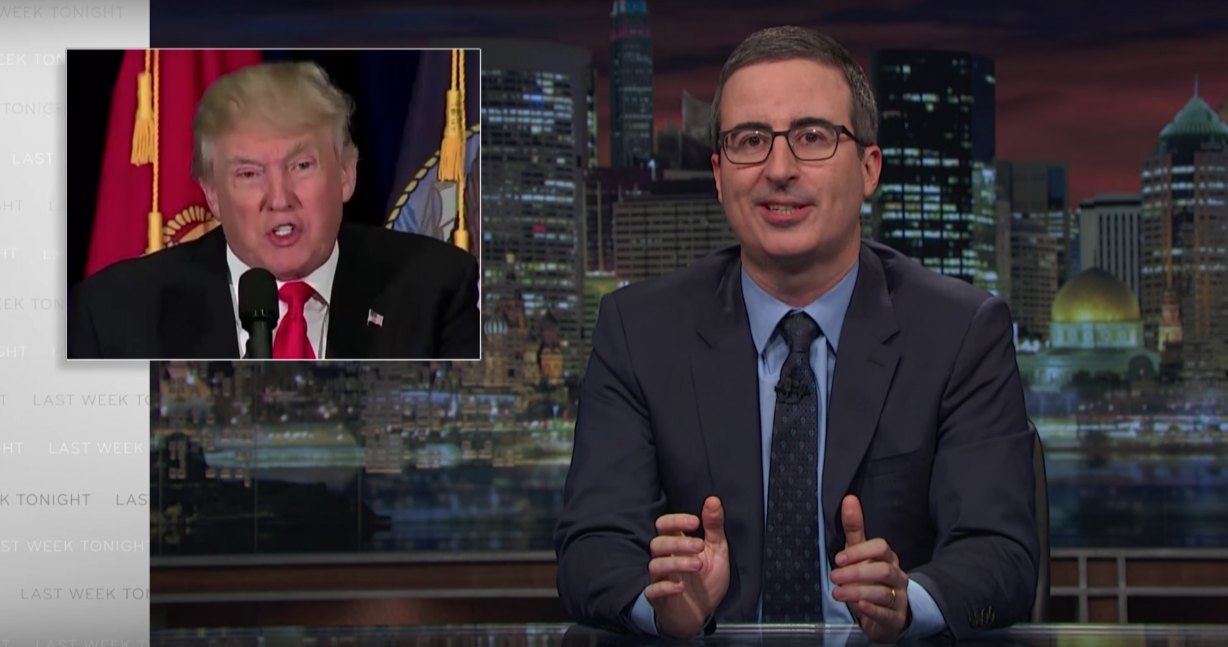 John Oliver Rips Into Trump and NRA's 'Clearly Terrible' Plan to Arm ...