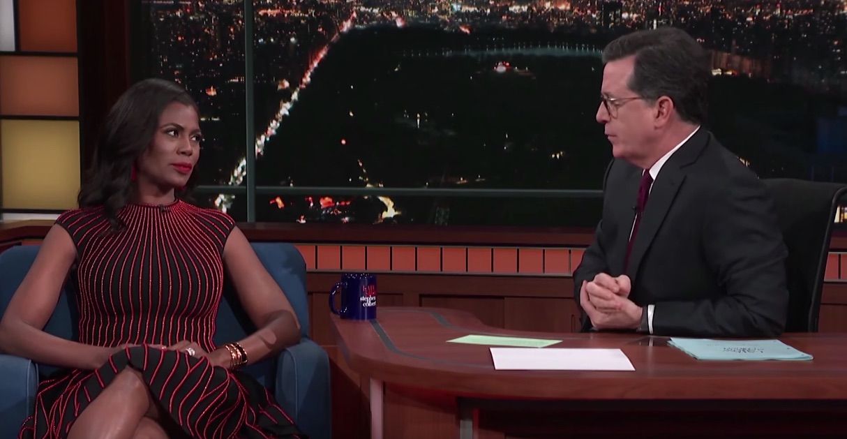 Omarosa talks Trump with Stephen Colbert