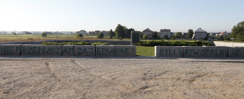 GettyImages-125292116 Polish Holocaust Memorial Vandalized