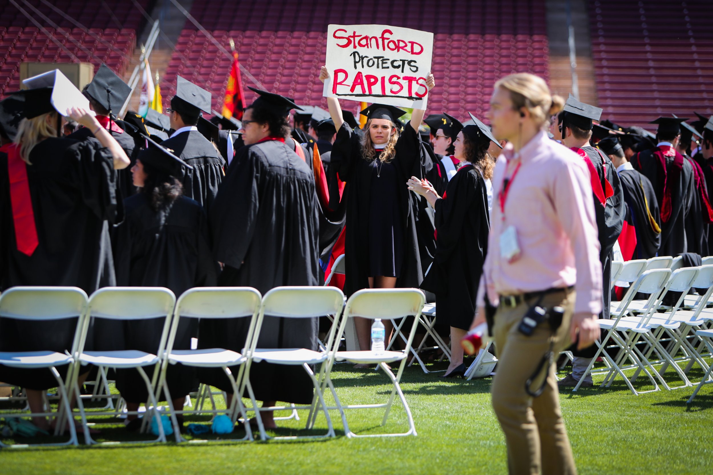 GettyImages-539579688 Stanford graduation rape protest