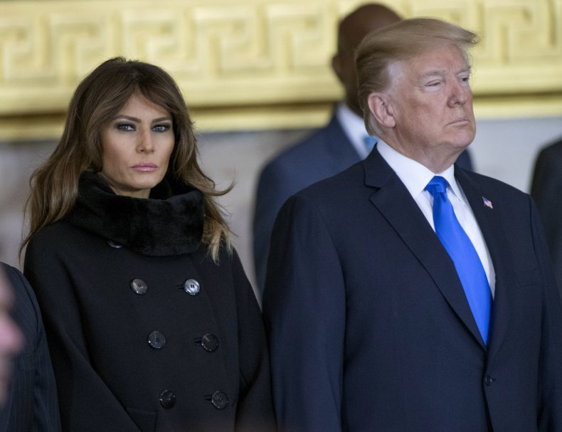Why does Melania stay with Trump?