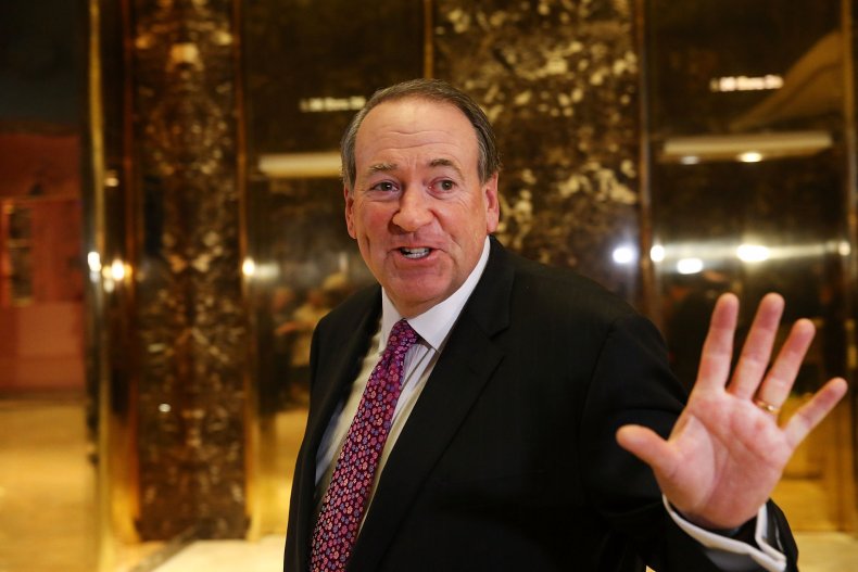 GettyImages-624198374 Mike Huckabee Trump Tower