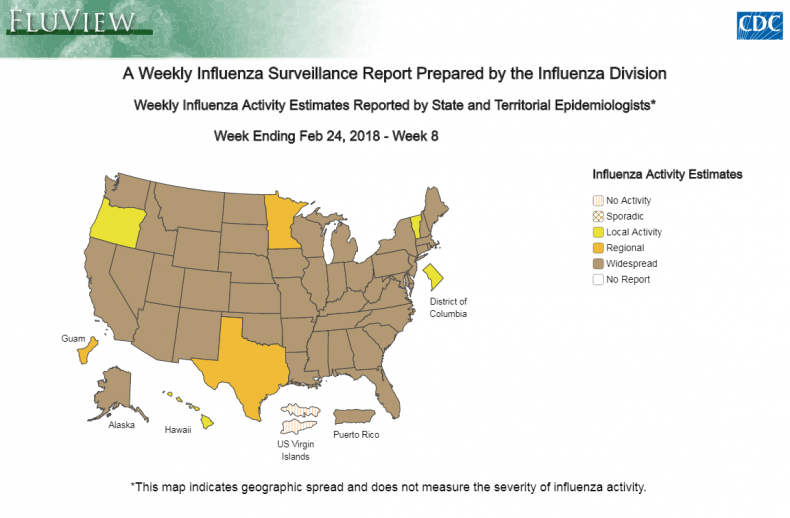 flu weekly report week 8 flu weekly report week 8