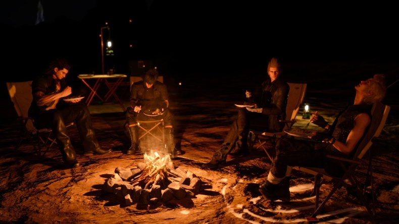 ffxv pc windows experience camping food