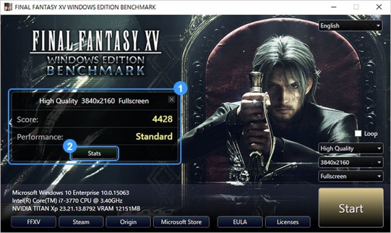 ffxv windows pc benchmark image