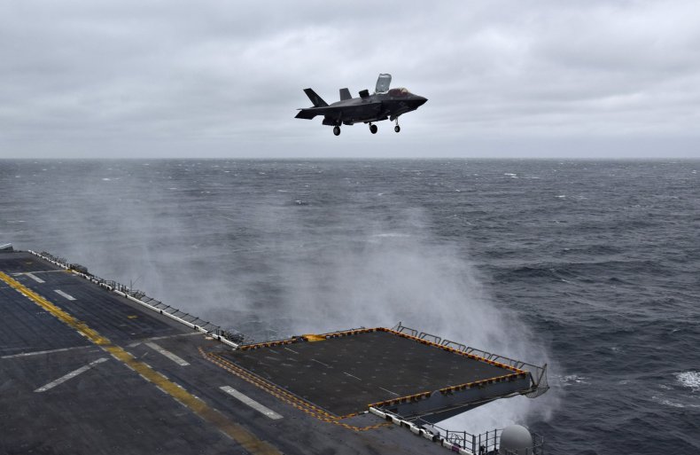 F-35B lands on USS Wasp
