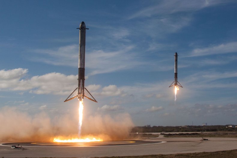 falcon heavy booster landing falcon heavy booster landing