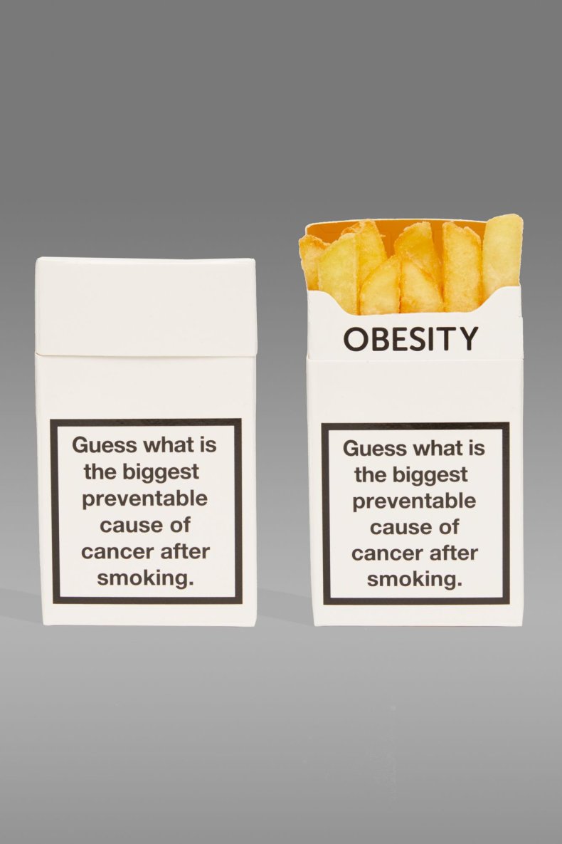 cancer research UK cigarettes fries