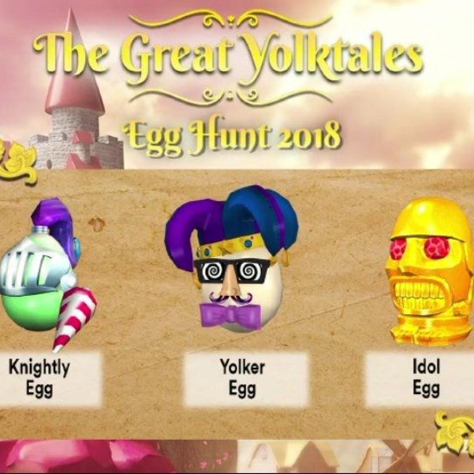 Roblox Egg Hunt 2018 All Eggs Hats Badges And Other Items Leaked So Far