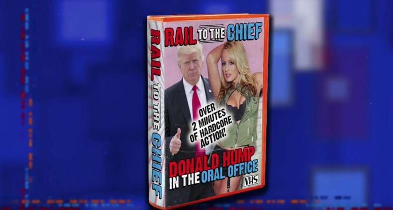 Stephen Colbert jokes about Trump sex tape
