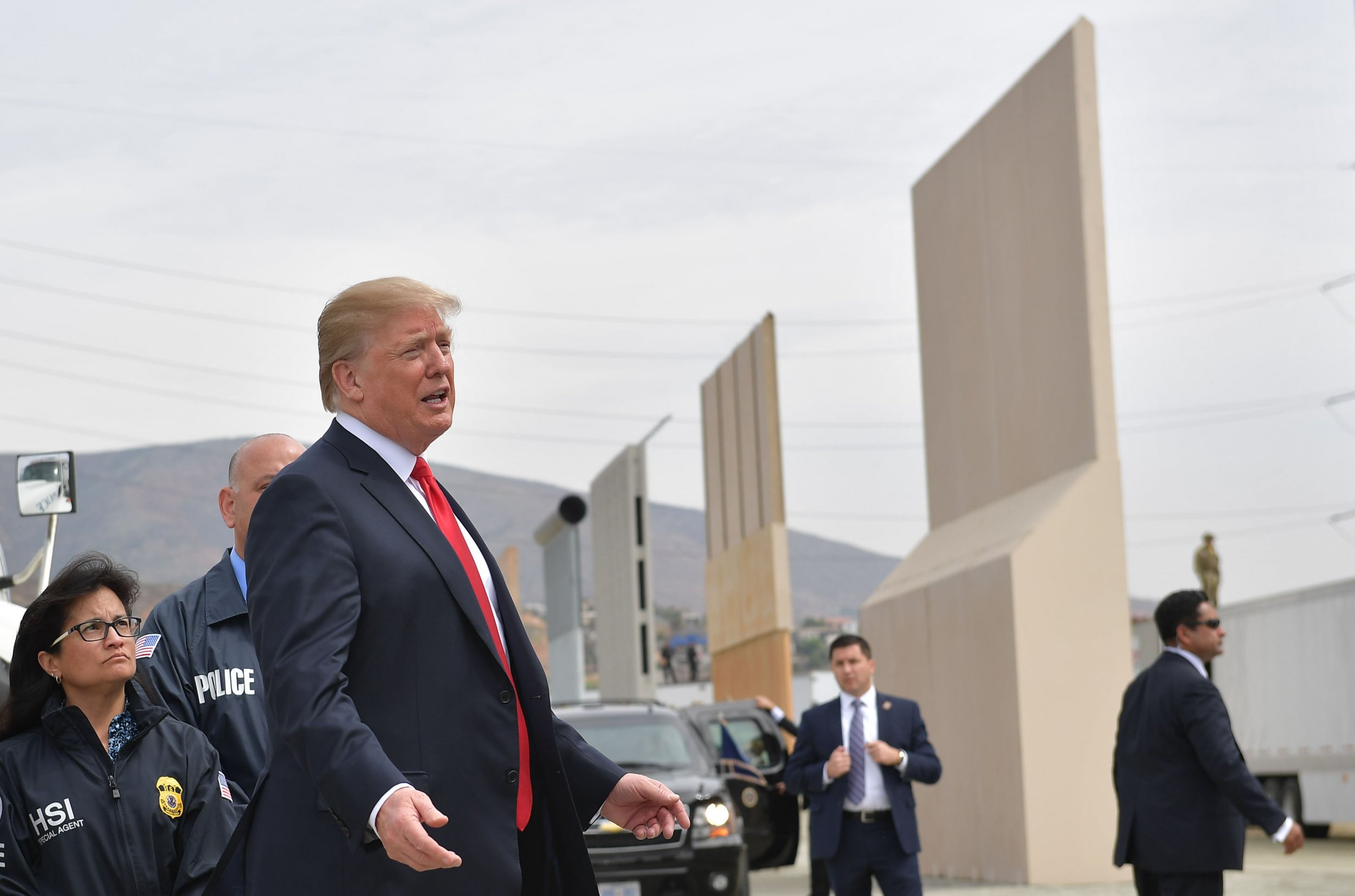 In Pictures: Jeers And Cheers As Donald Trump Visits California And His ...