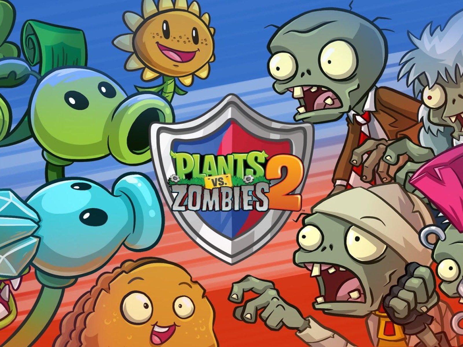 What is the goal of Plants vs Zombies 2?