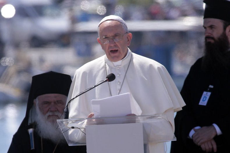 GettyImages-521555500 Pope Francis