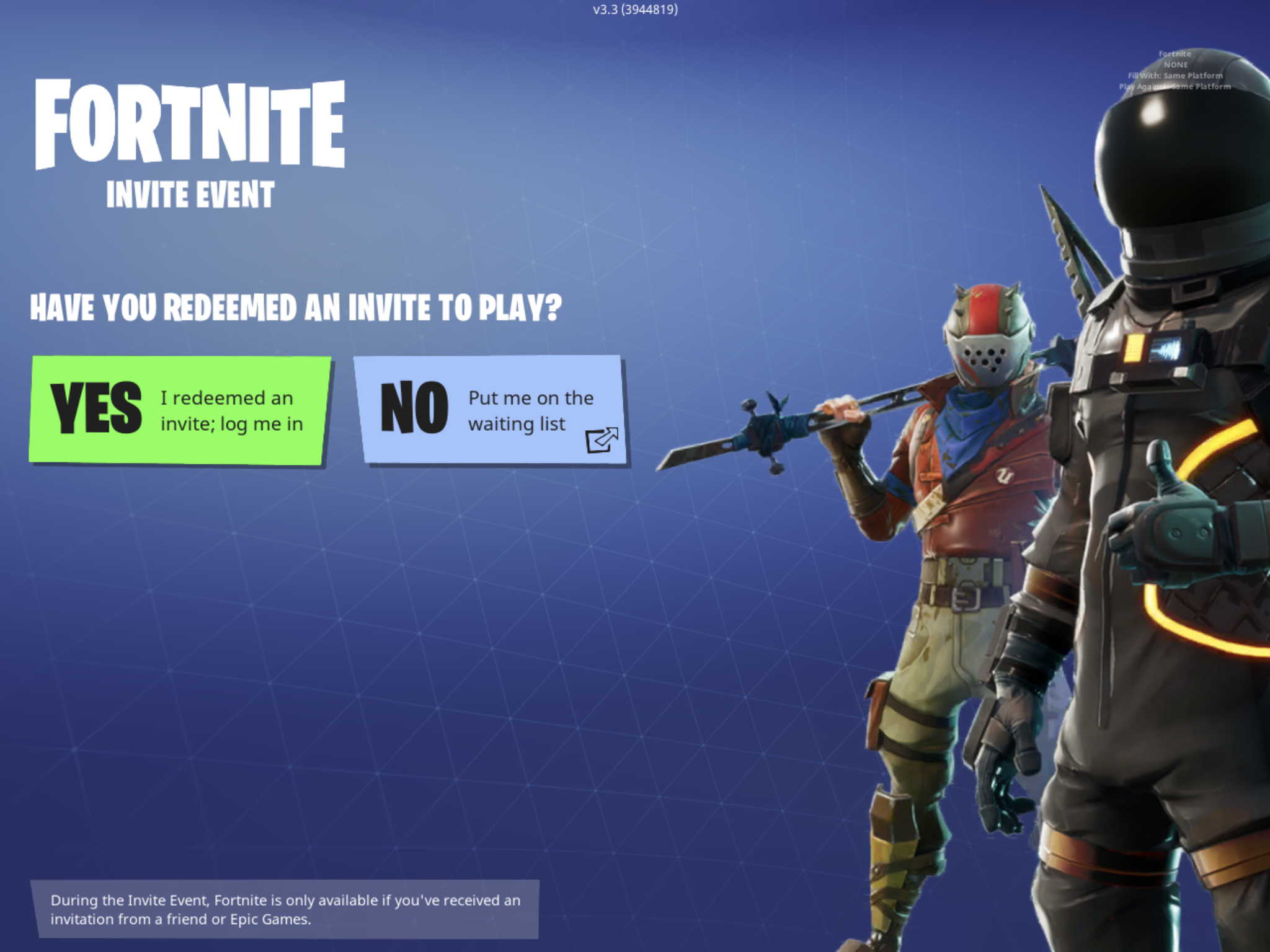 fortnite for mac start up crash