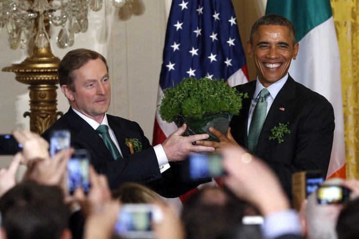 Obama shamrock Obama shamrock