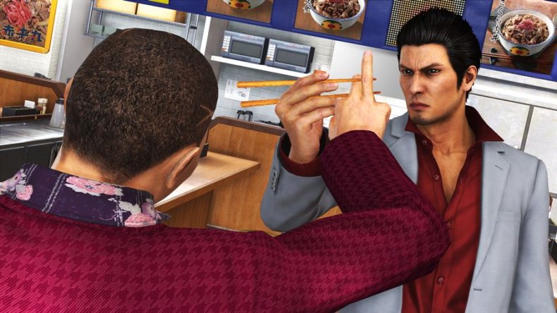 yakuza 6 fighting restaurants