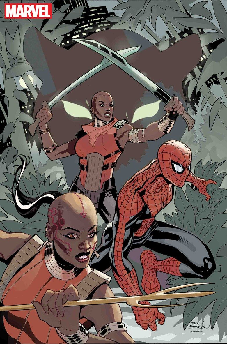 wakanda forever amazing spider man dora milaje comic marvel