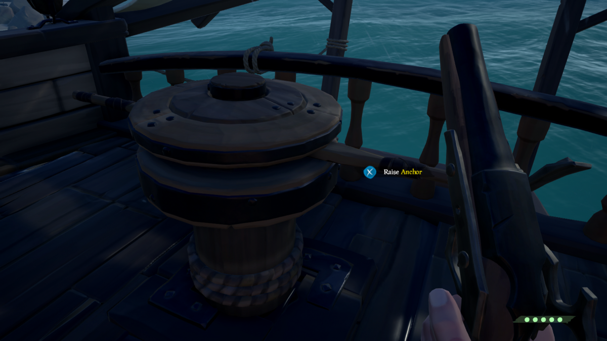 sea of thieves anchor wheel sailing navigation guide how to use maps compass tips sails beginners