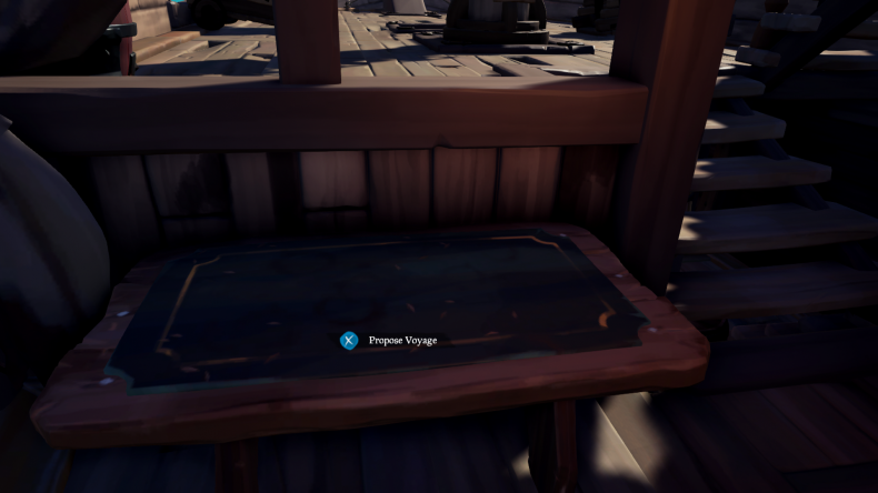 sea, of, thieves, voyage, table guide quests, how, to, start, maps, missions, first, initiation, table, ship