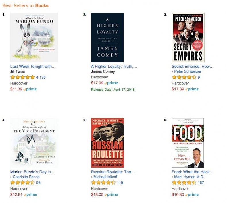 John Oliver's Marlon Bundo book tops Amazon