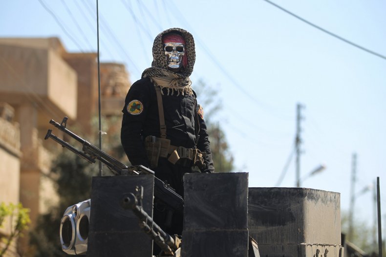 Iraqi counter terrorism soldier