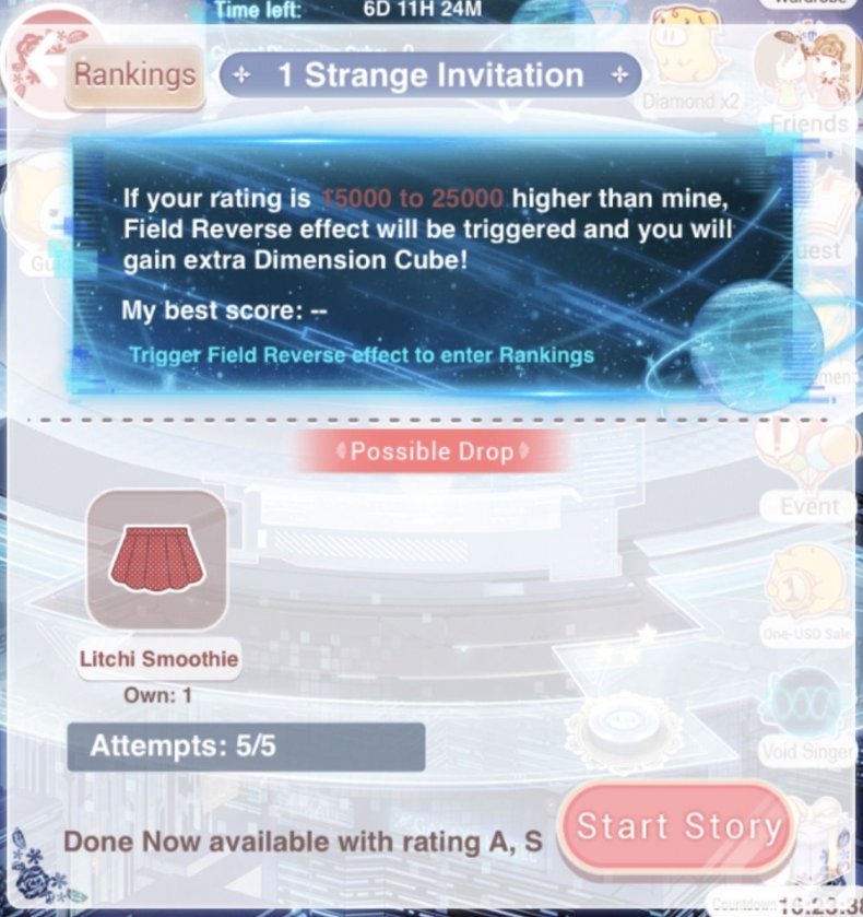 love, nikki, event, guide, void, singer, space cube, tips, strange invitation, nebula echo, overclock invasion