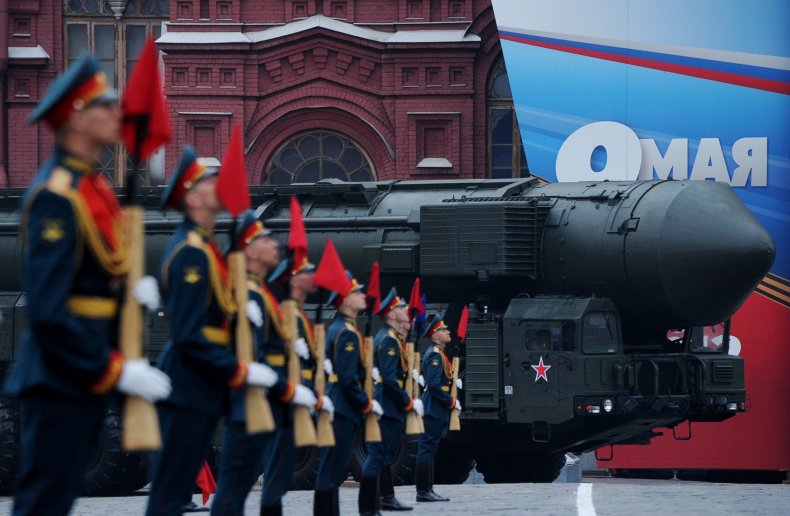 Topol ICBM in Moscow