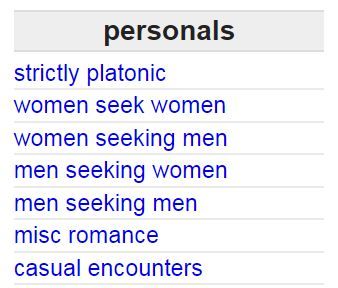 Craigslist Personals Section Offline, Gone After FOSTA Passage