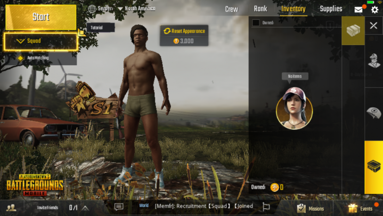 In game pubg names