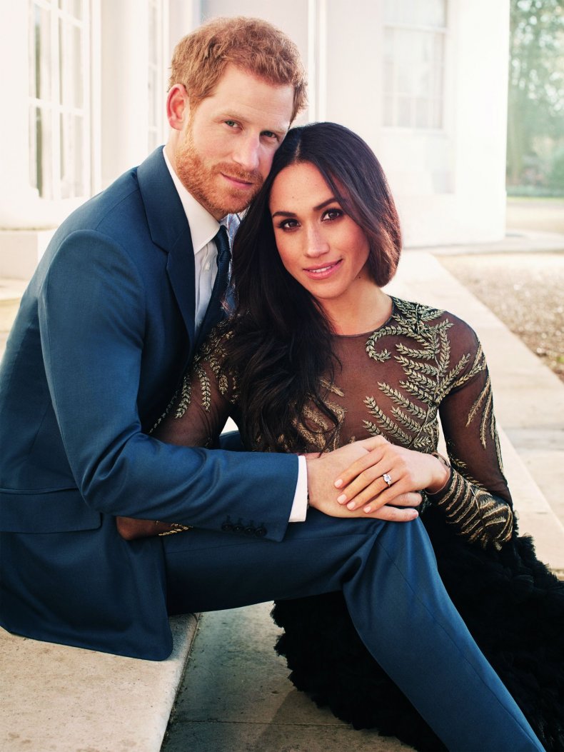Prince Harry and Meghan Markle's engagement portrait