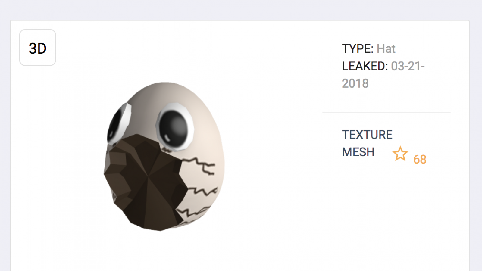Roblox Egg Hat