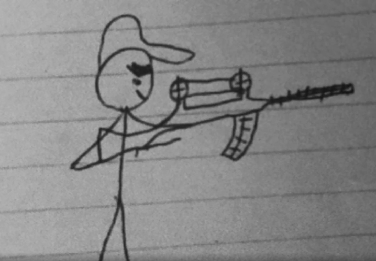 Boy, 13, Who Drew Stickman Holding Gun Suspended From School Over Doodle