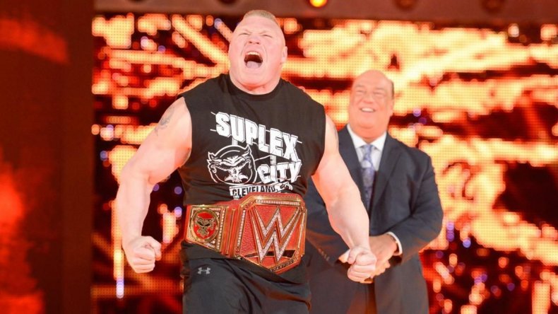 brock lesnar paul heyman title