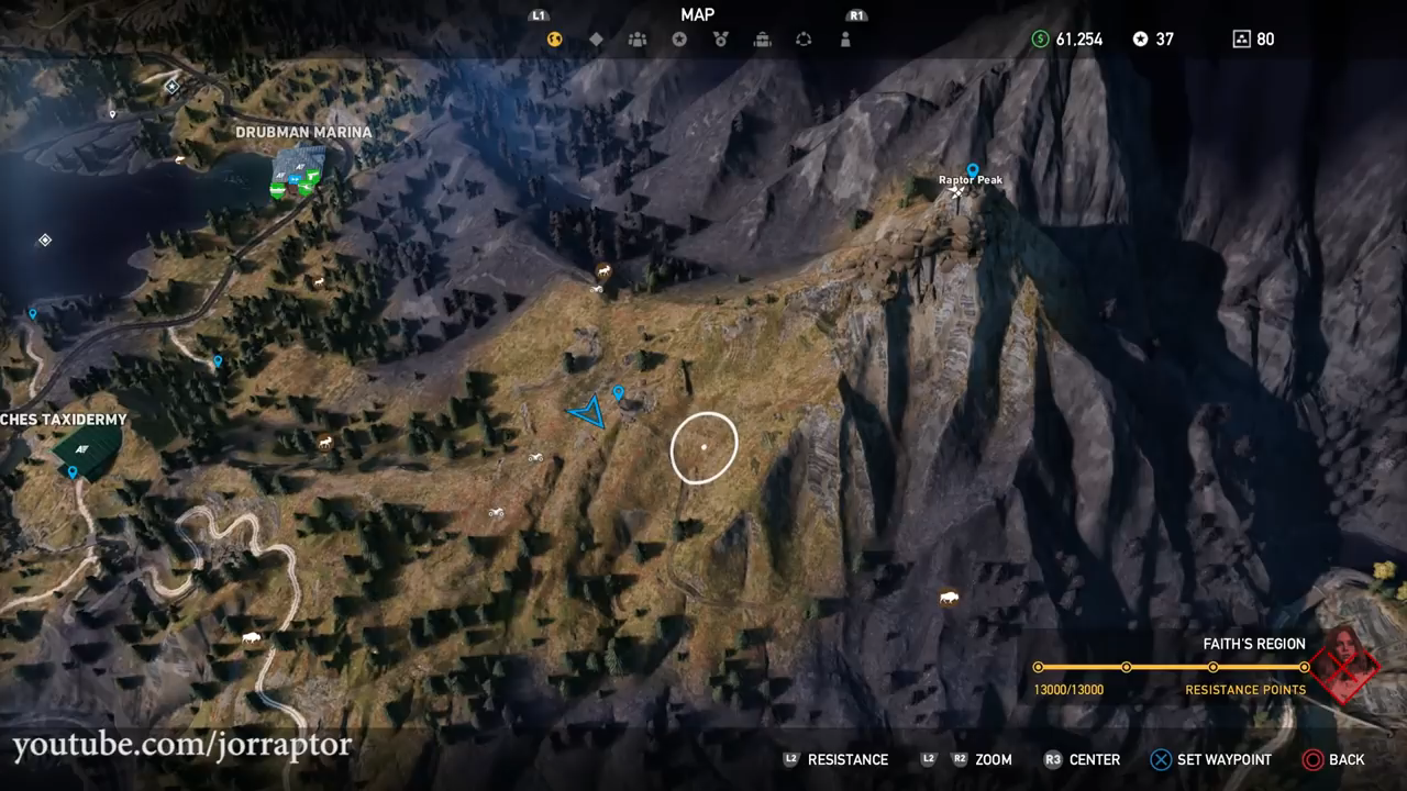 far cry 5 hunting map