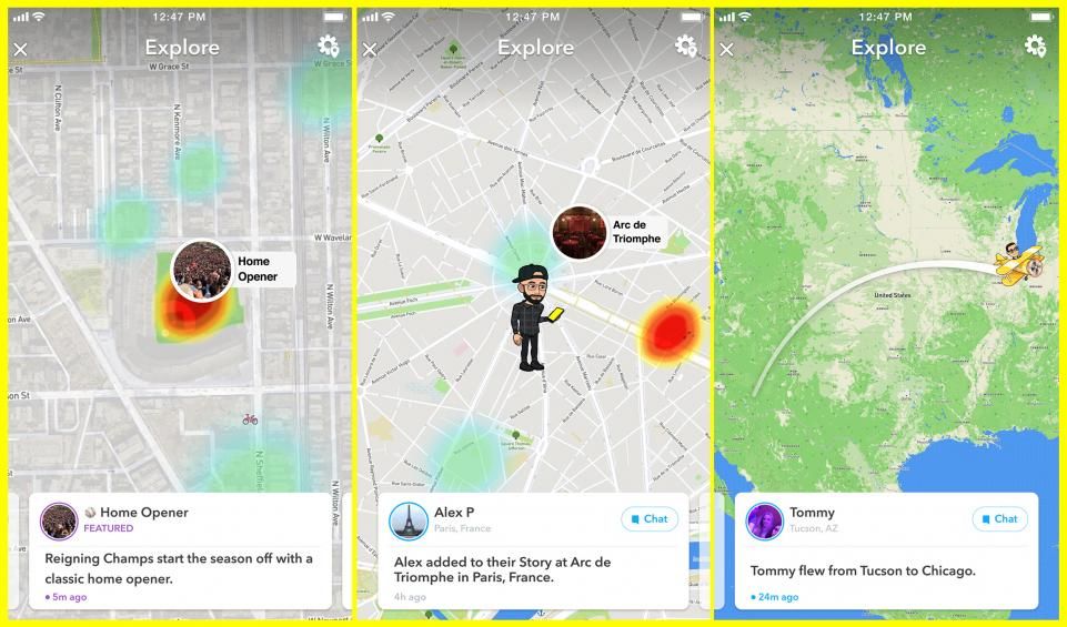 how to get your story on snap map