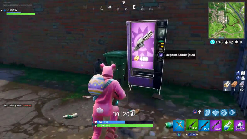 Fortnite Vending Machine gameplay