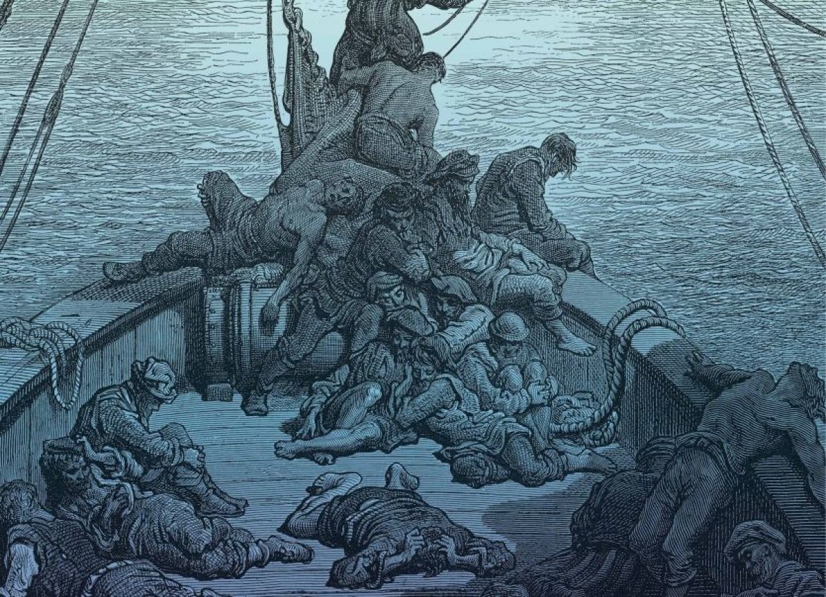 the-terror-scurvy-gustave-dore,rime-ancient-mariner