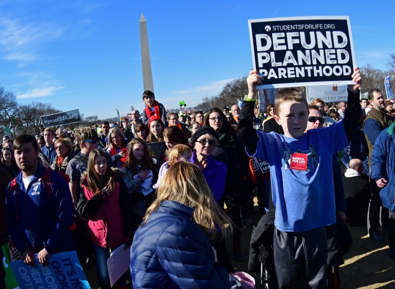 anti-abortion march for life