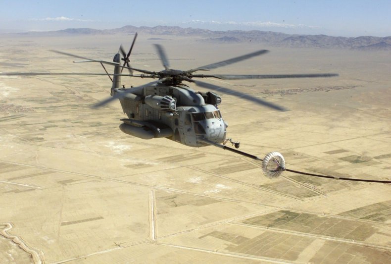 Marine Ch-53E Super Stallion helicopter