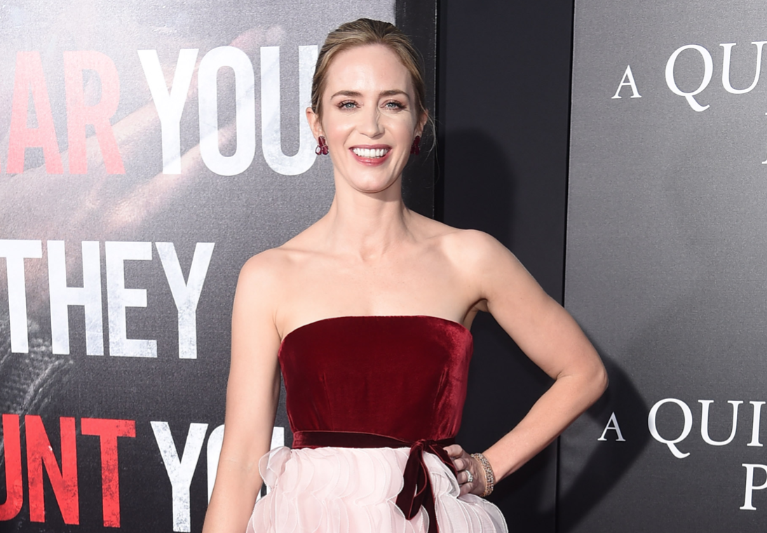 Emily Blunt In Oscar De La Renta At The A Quiet Place Premiere