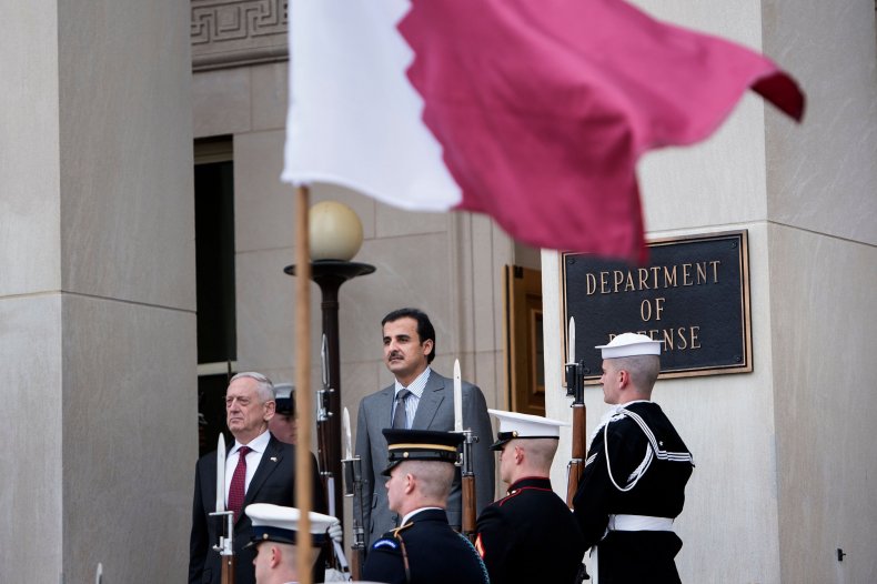 Mattis welcomes al-Thani US Qatar